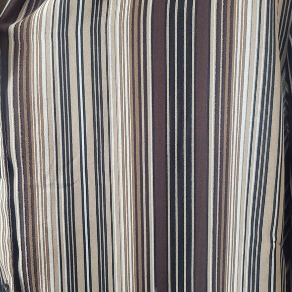 Vintage Studio C Women's Long Sleeve Striped Blouse Size 20 - Picture 3 of 7